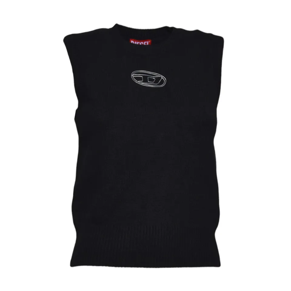 Diesel Junior Kimky cardigan nero lana 14A 16A ragazzo