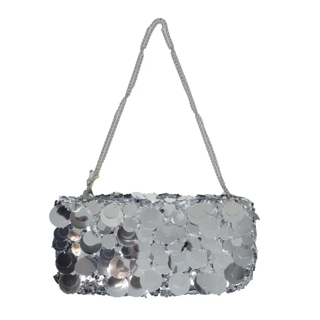 Rabanne 26PSS0548EMB024 borsa a mano argento metallo