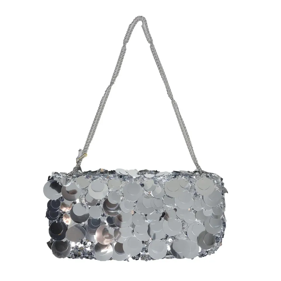 Rabanne 26PSS0548EMB024 borsa a mano argento metallo