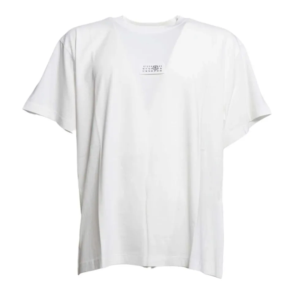 MM6 Maison Margiela SH0GC0032M20170 t-shirt bianca cotone