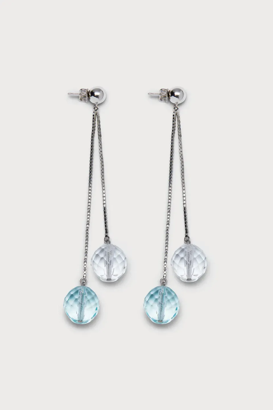 Ports Pearls orecchini pendenti argento con perle