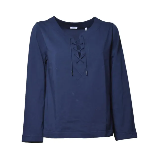 Aspesi Z415L12285096 blusa blu cotone donna