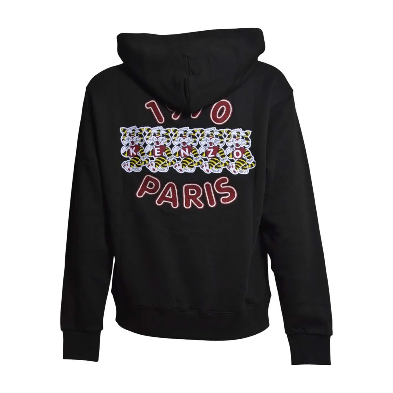 Kenzo Wild Tiger FG55HO2044MJ felpa cappuccio nera