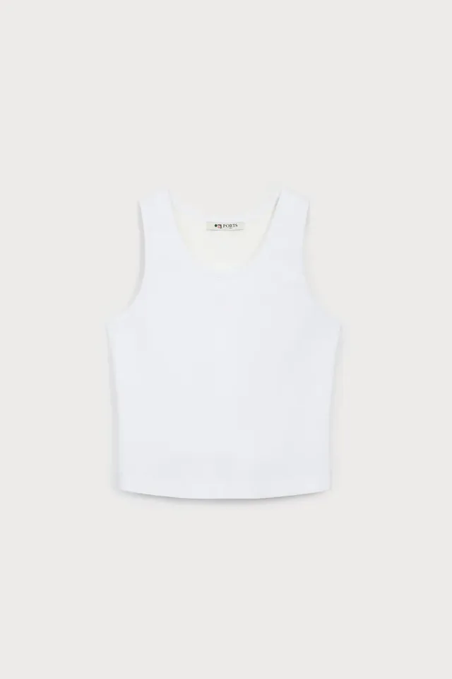 Ports 1961 PW325KKX03 Top Viscosa Bianco Ottico S