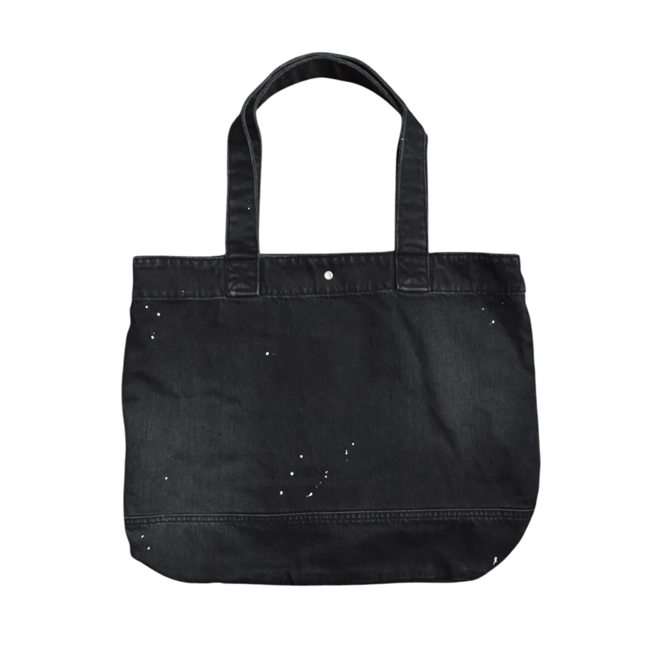 Carhartt WIP I037032 tote bag uomo denim nero lavato