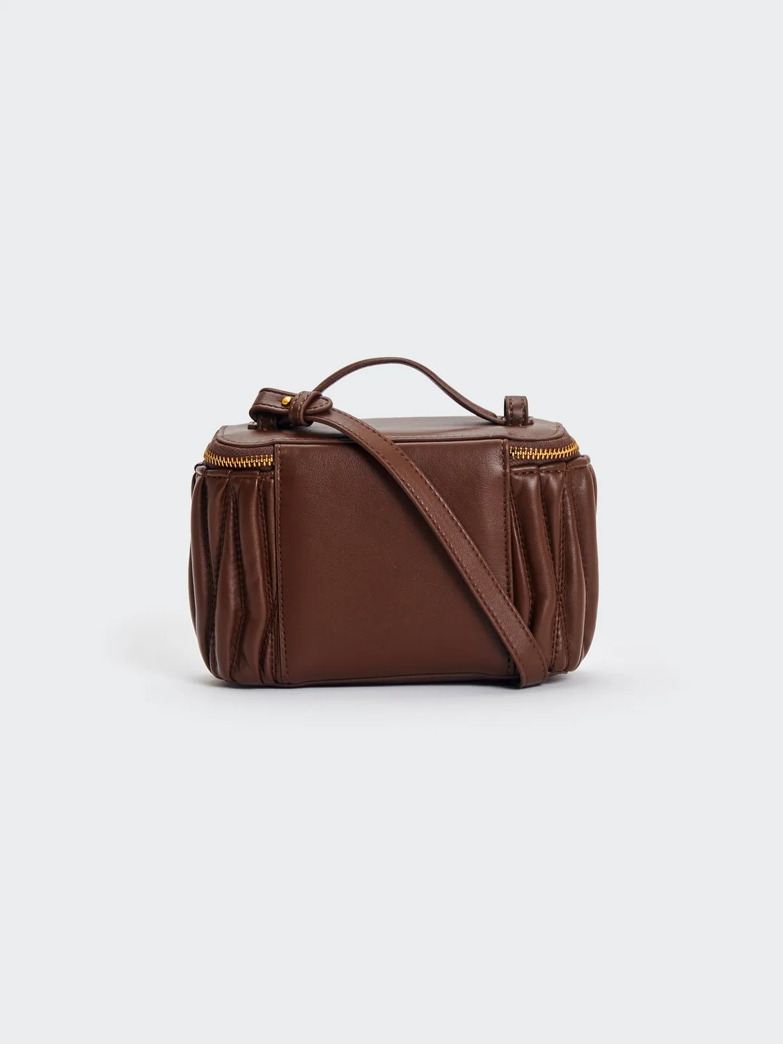 Vicolo Charlotte Borsa Secchiello moka Tracolla