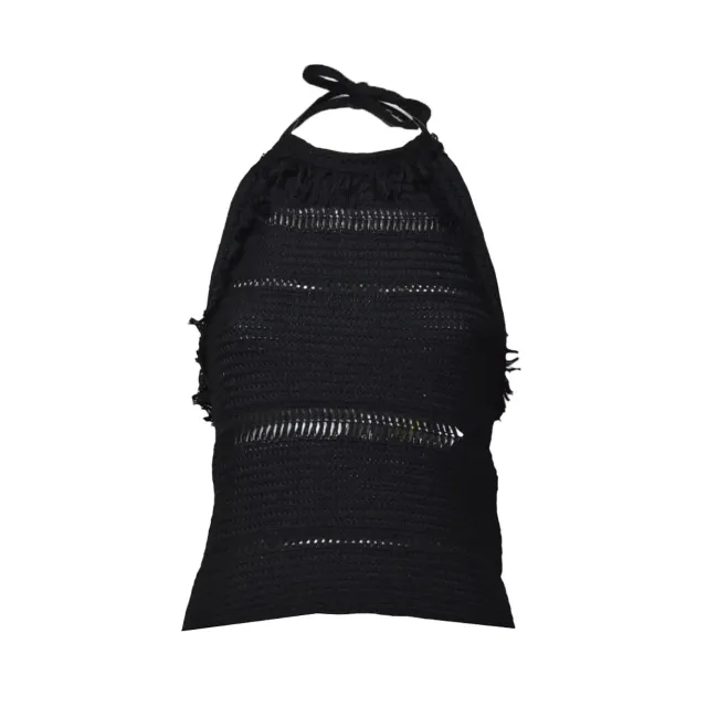 Marant Etoile Araliane PU0660FAC1L09E top nero macramè