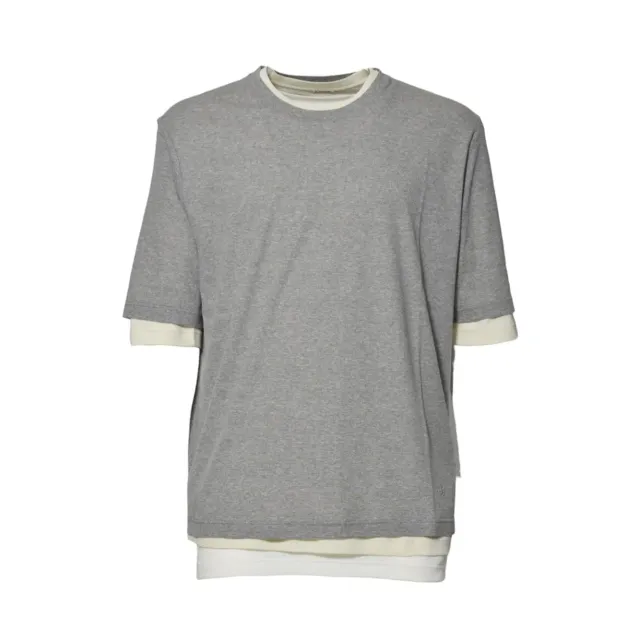 Jil Sander J47FV0109JTN357 t-shirt cotone grafite M