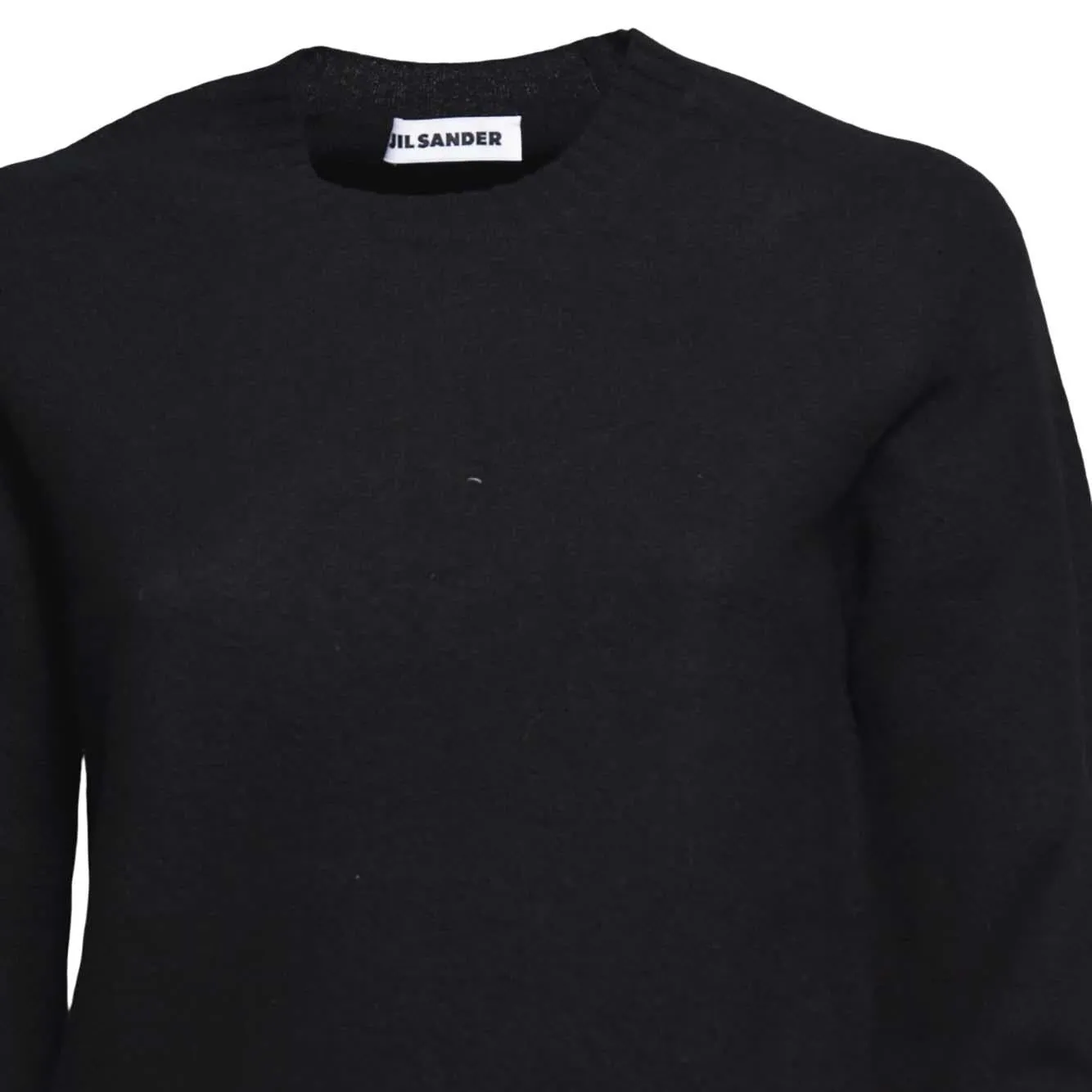 Jil Sander J01GP0103J14603 pullover nero donna