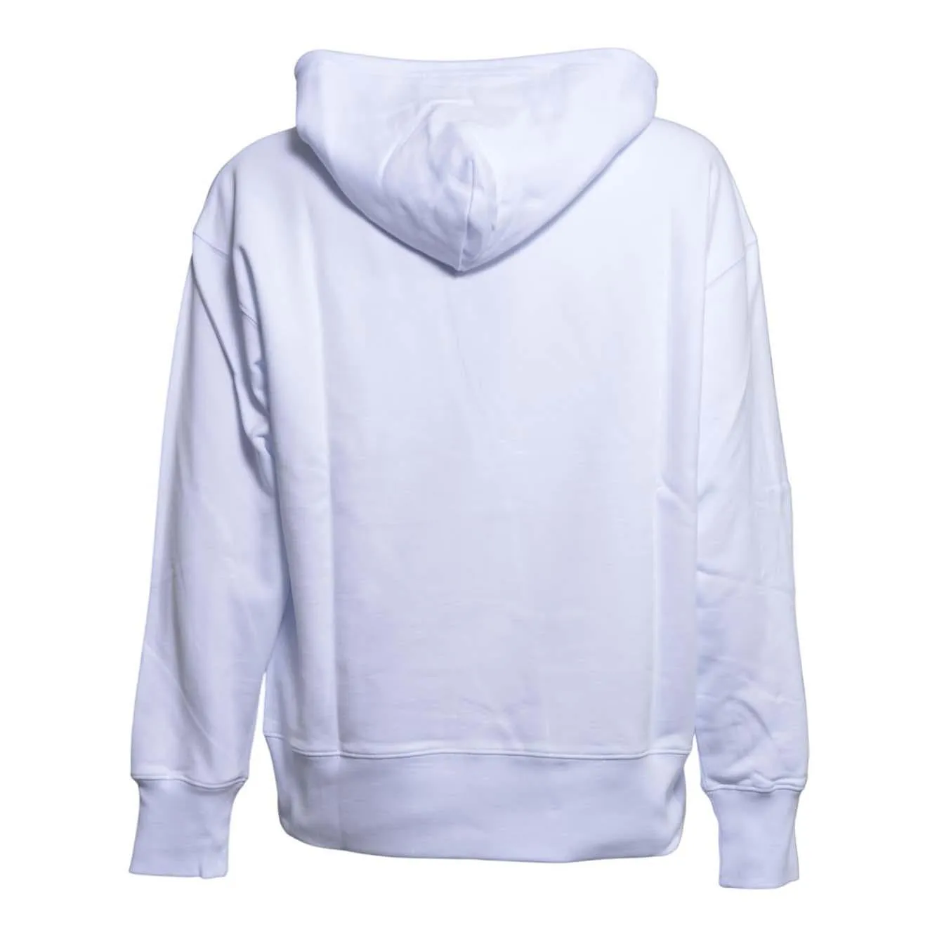 MSGM 2000MM51530000001 felpa bianca cotone XS-S-M-L