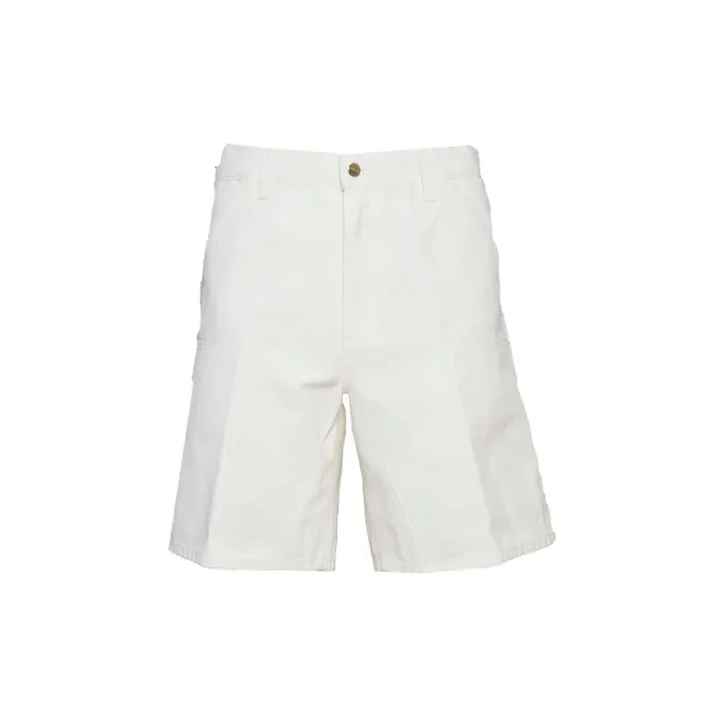 Carhartt WIP Double Knee I033118 bermuda bianco uomo