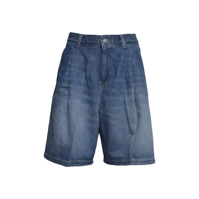 Carhartt WIP I033345 Alta shorts blu S denim cotone
