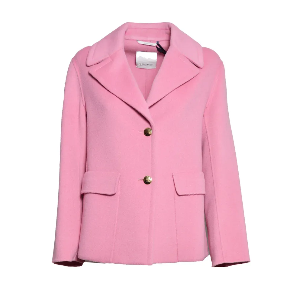 S Max Mara Sissy 2629046031600 cappotto lana rosa 36-46
