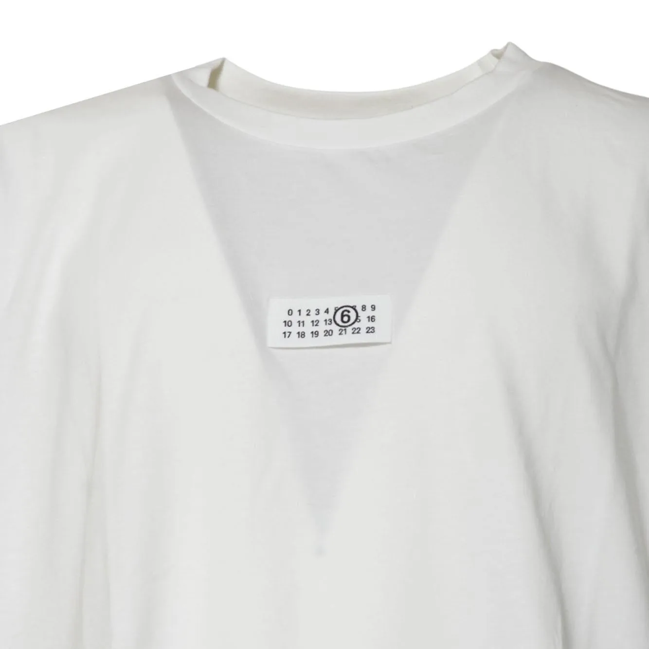 MM6 Maison Margiela SH0GC0032S24312 t-shirt bianca cotone