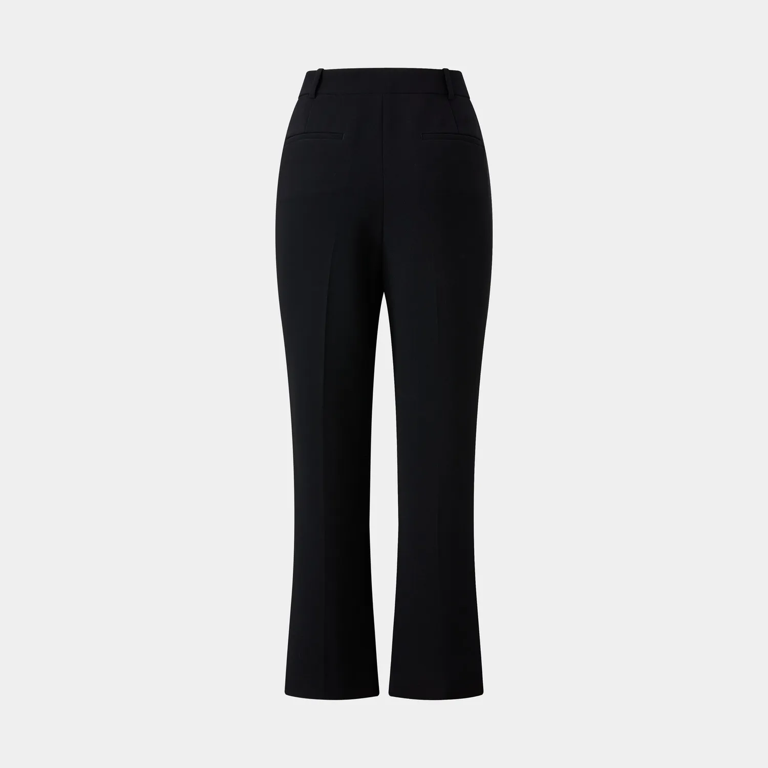 PORTS FW25 pantaloni fitted neri vestibilità aderente