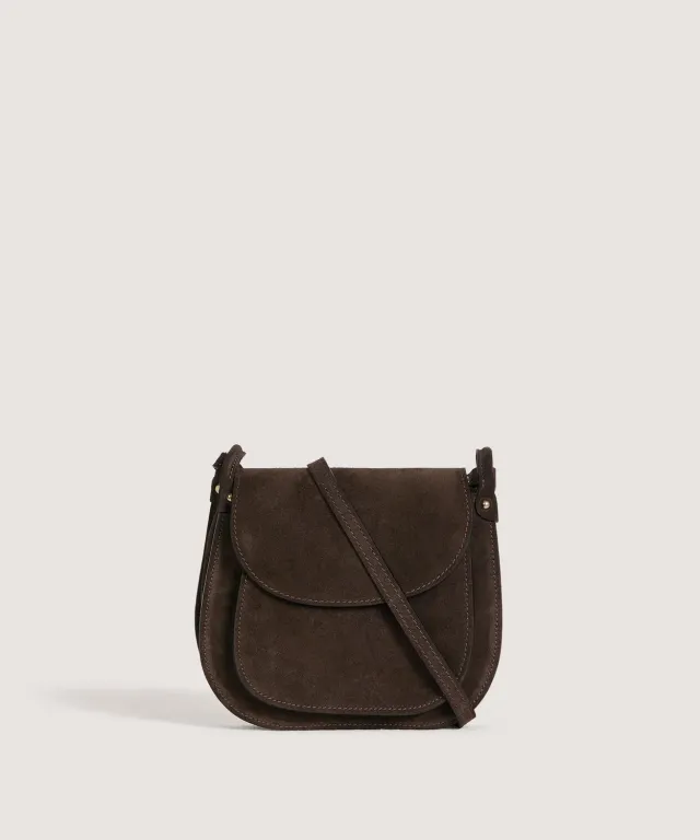 Rodier Borsa Vicky Messenger Marrone Scamosciata