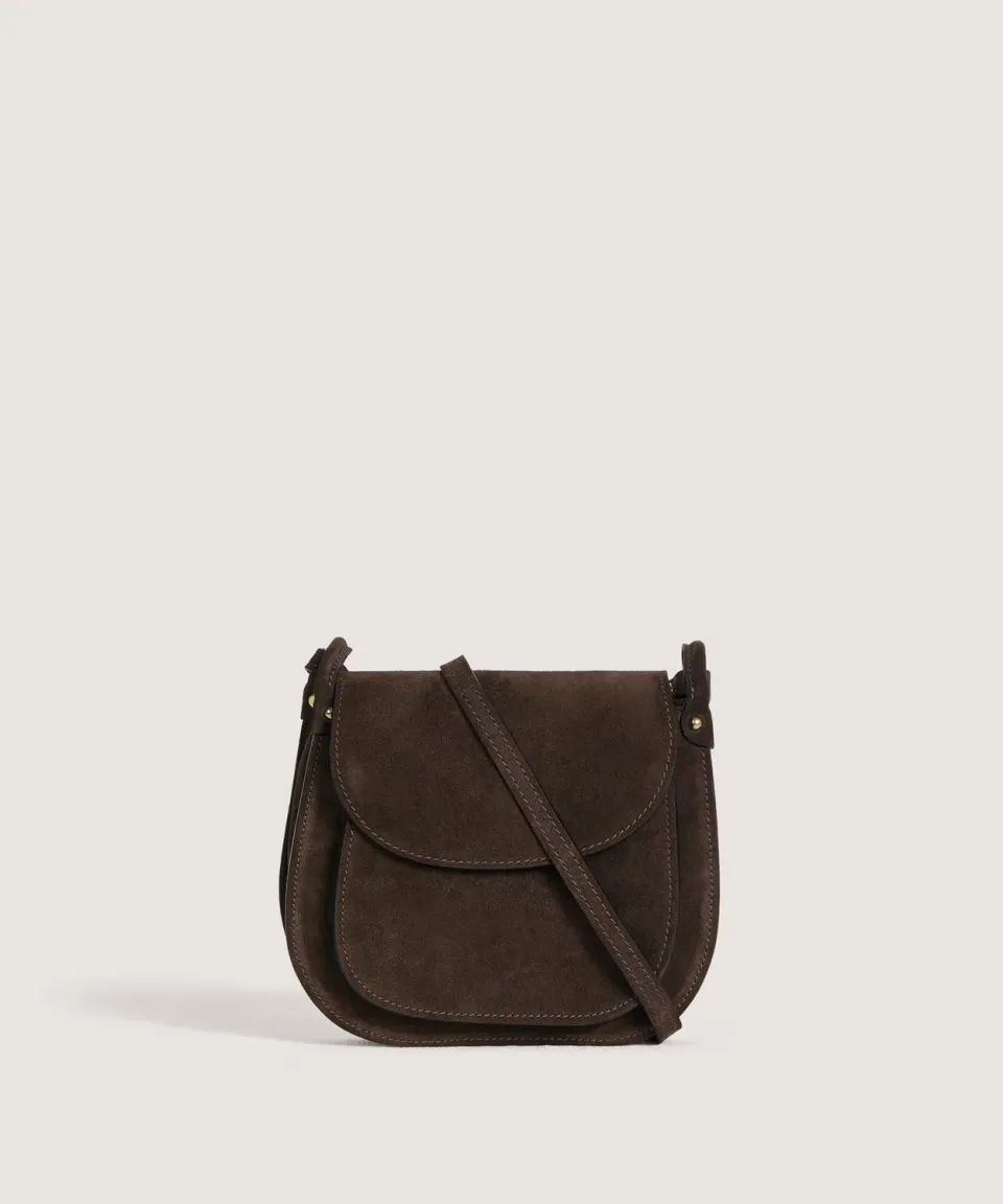 Rodier Borsa Vicky Messenger Marrone Scamosciata