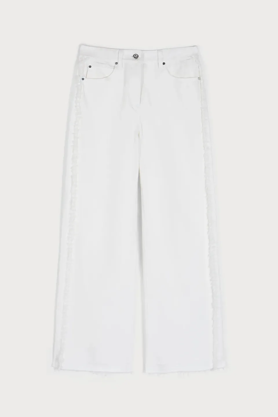 Ports 1961 Weaving Inspired Denim Jeans bianchi optic white