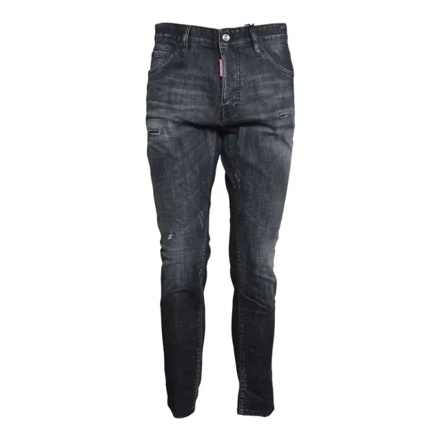 Dsquared2 Teddy Jean S74LB1910S30357 jeans neri stretch