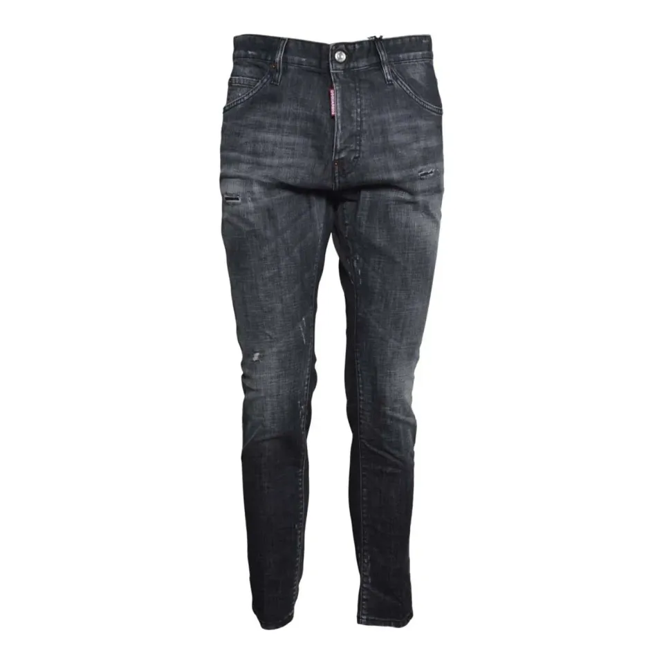 Dsquared2 Teddy Jean S74LB1910S30357 jeans neri stretch