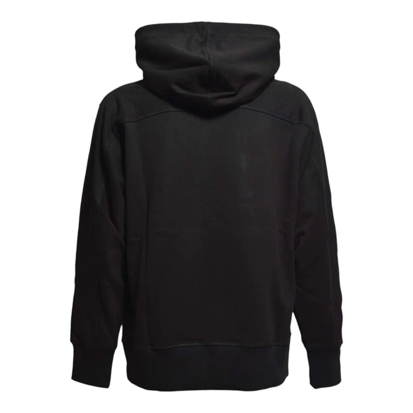 Etudes H24MMSWE282 felpa cappuccio cotone nero ricamo