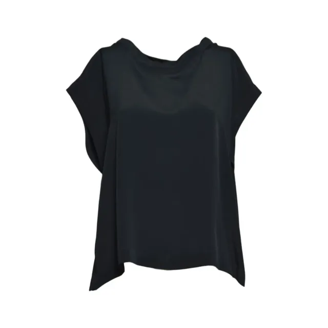 Momoni Curacao 200MMOBL00420013MO blusa nera seta