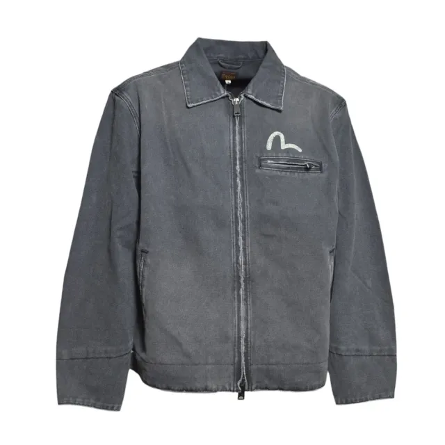 Evisu 2EAEJM6JK6024 giubbino denim scuro uomo