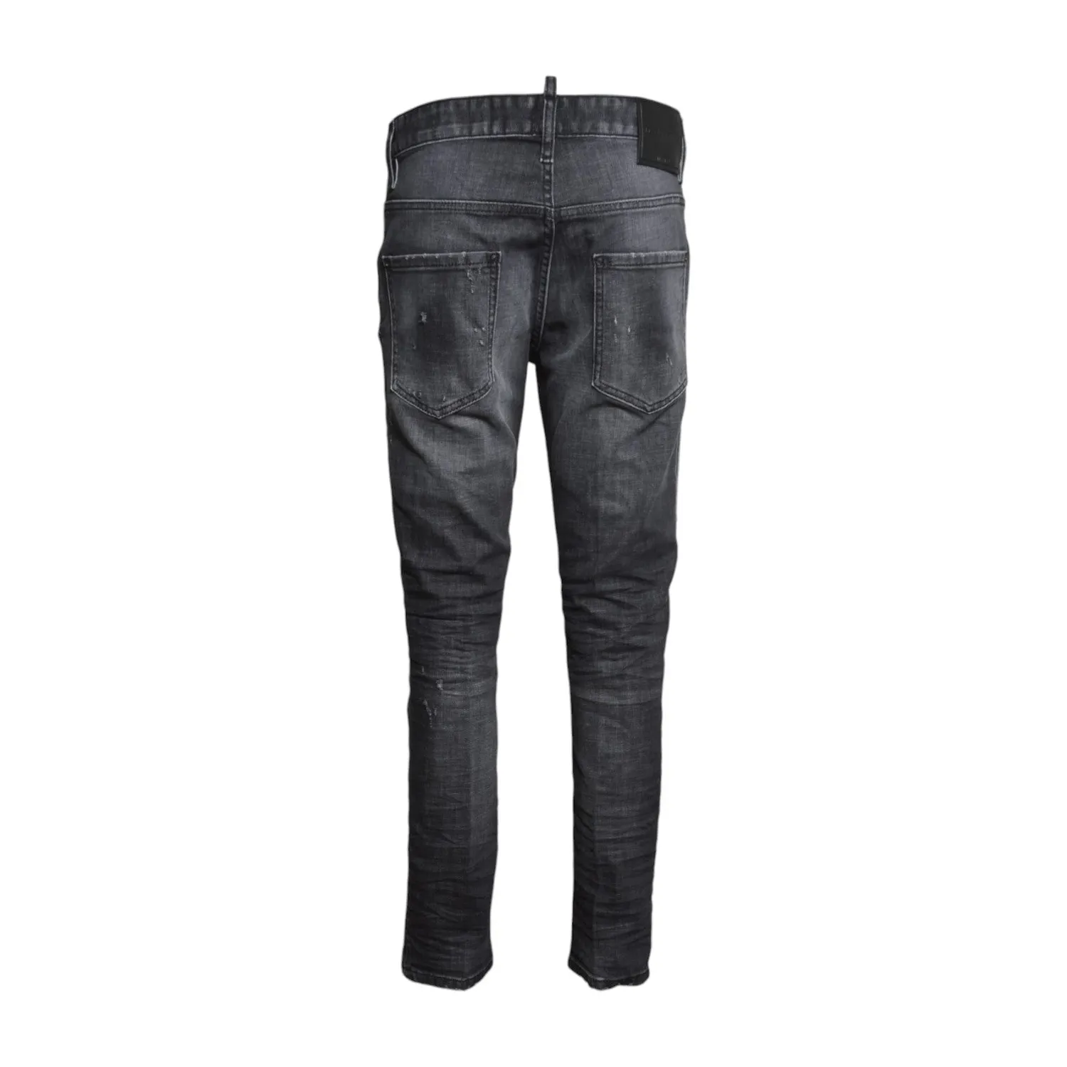 Dsquared2 Skater S74LB1983 jeans nero uomo elasticizzato