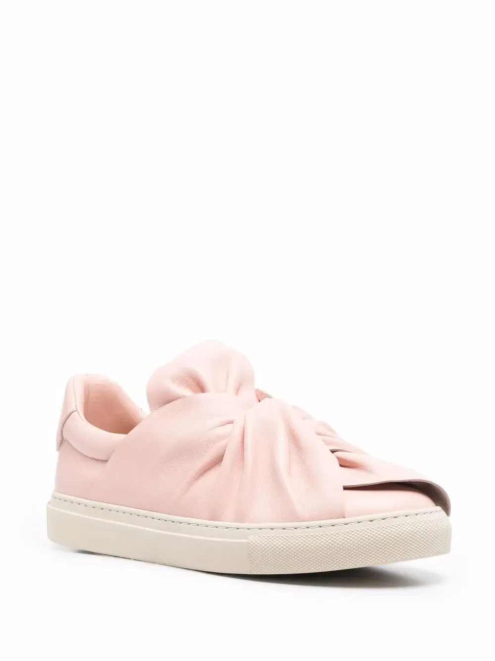 Ports 1961 Bow sneakers rosa corallo pelle fiocco