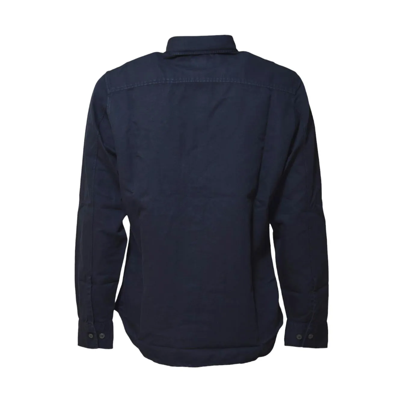 C.P. Company 18CMSH207A camicia blu cotone lino