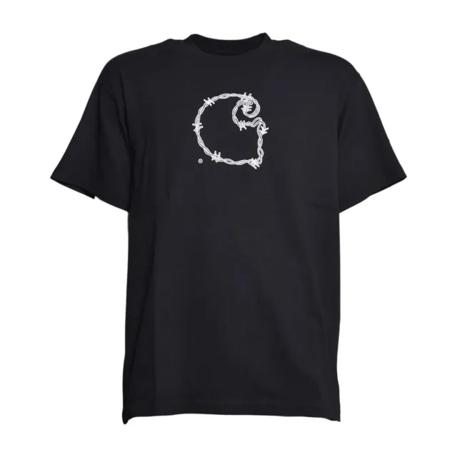 Carhartt WIP I036237 S/S Barbwire C t-shirt nera