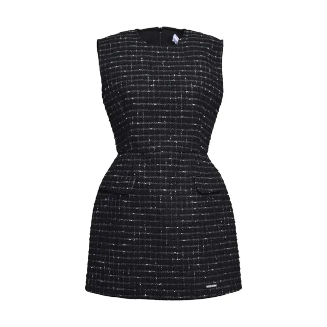 MSGM 3941MDA03257620 abito nero elegante