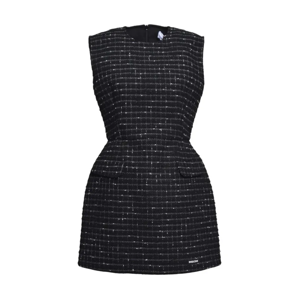 MSGM 3941MDA03257620 abito nero elegante