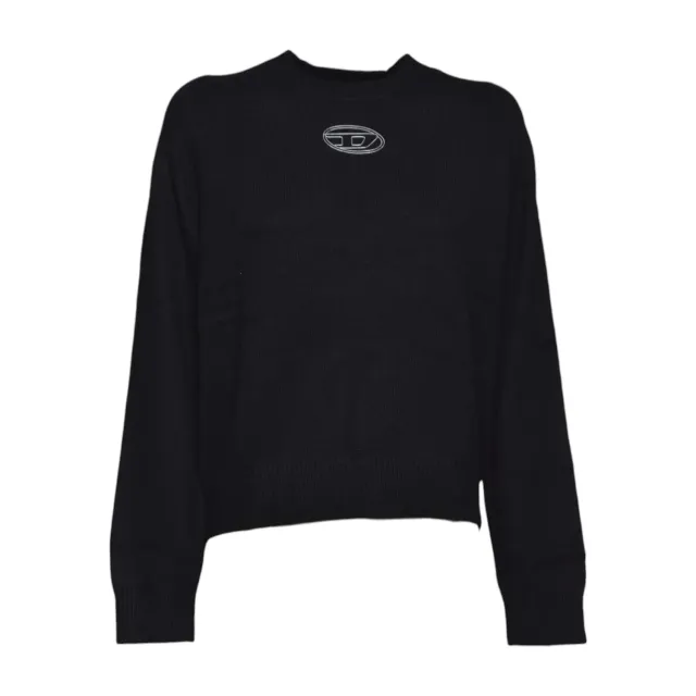 Diesel Junior J02931KYAYXK900 cardigan nero lana