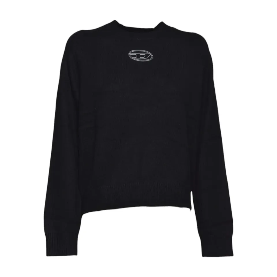 Diesel Junior J02931KYAYXK900 cardigan nero lana