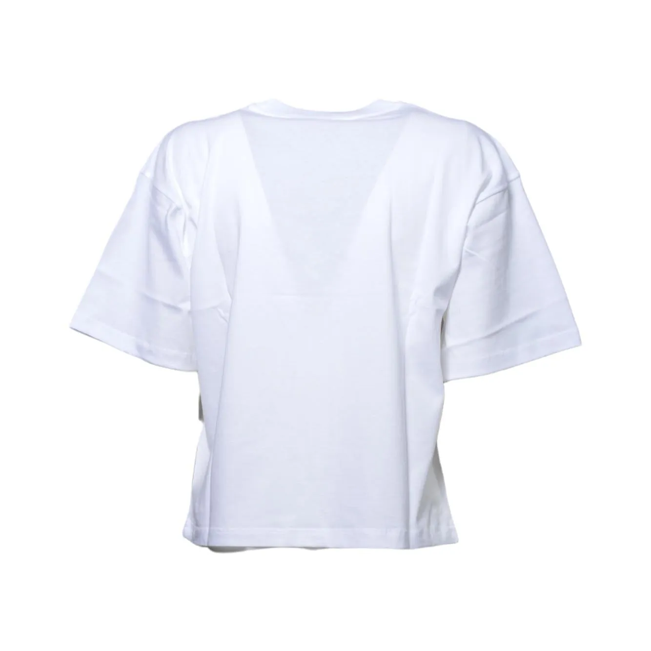 Diesel Junior J0242800YI9 t-shirt bianca in cotone
