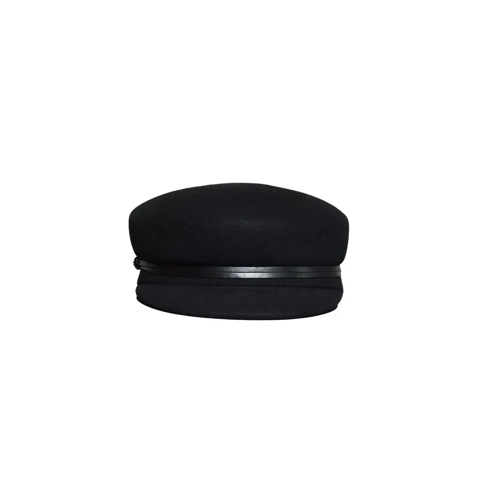 MaxMara Weekend Opossum cappello nero lana 57 58
