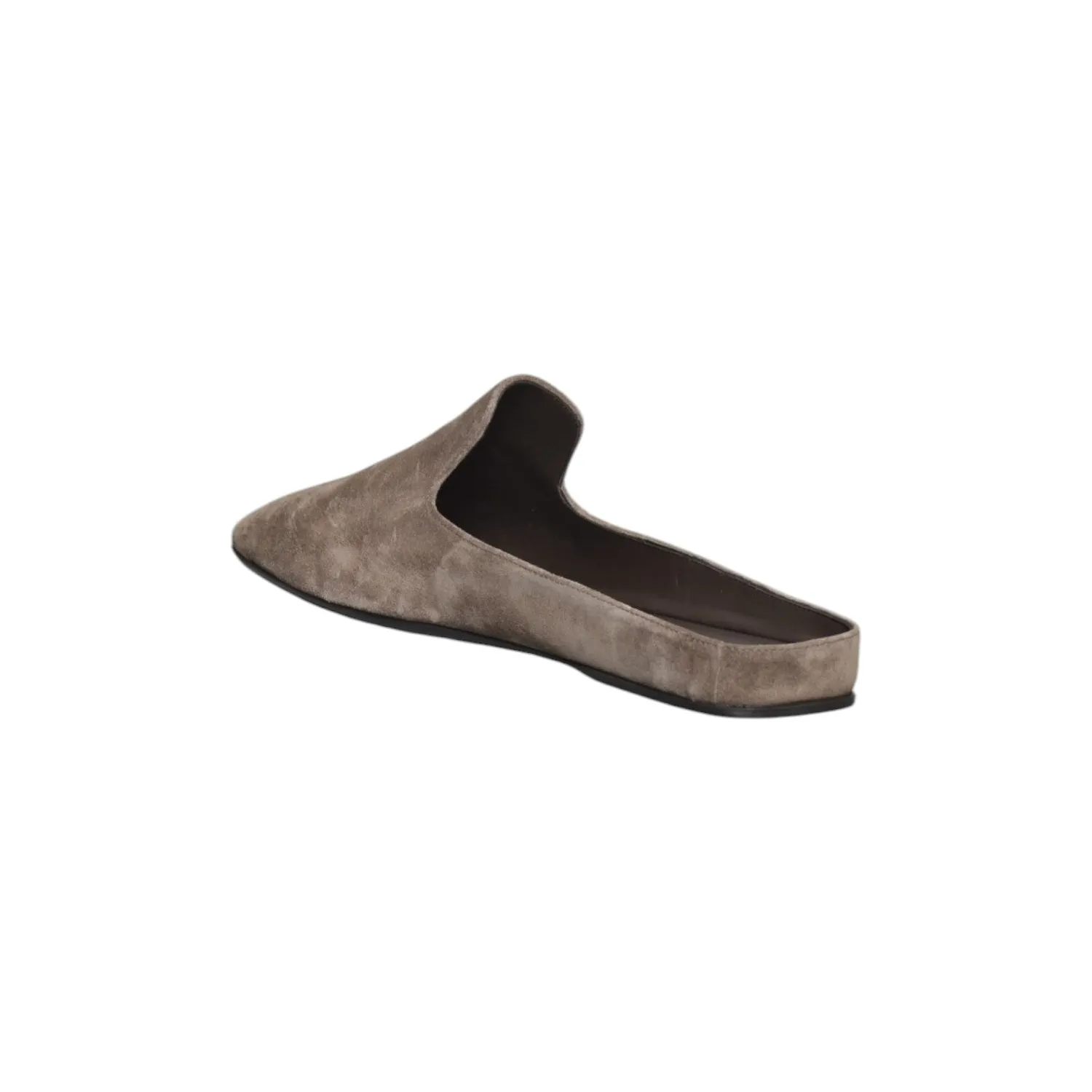 Max Mara 2624526051600 sabot cioccolato pelle