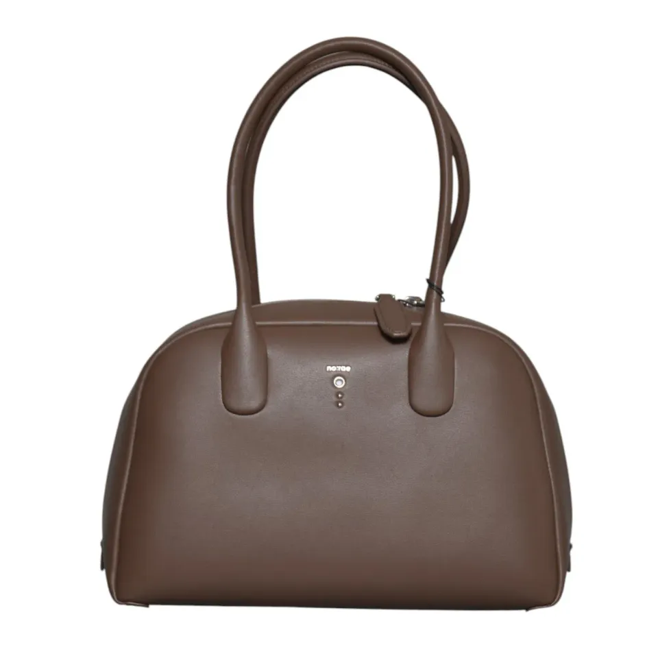 No:rae Teti Big borsa spalla marrone pelle