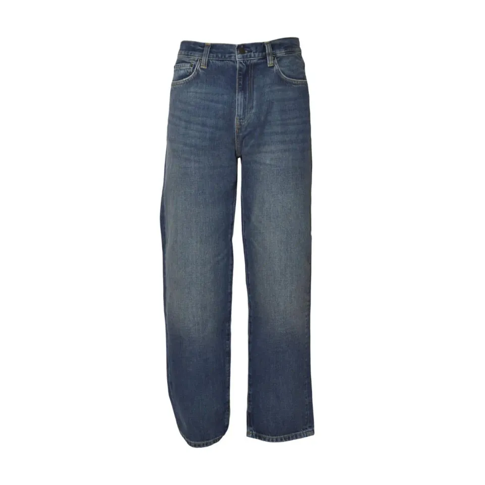 Carhartt WIP Aaron Pant I035879A jeans uomo denim scuro cotone