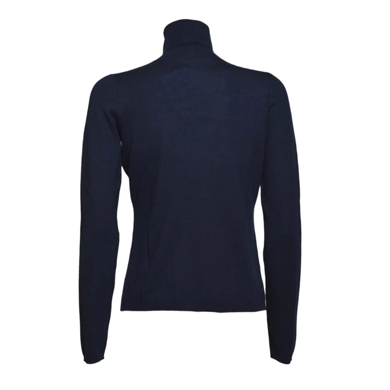 Max Mara Veloce dolcevita donna blu cashmere taglia L