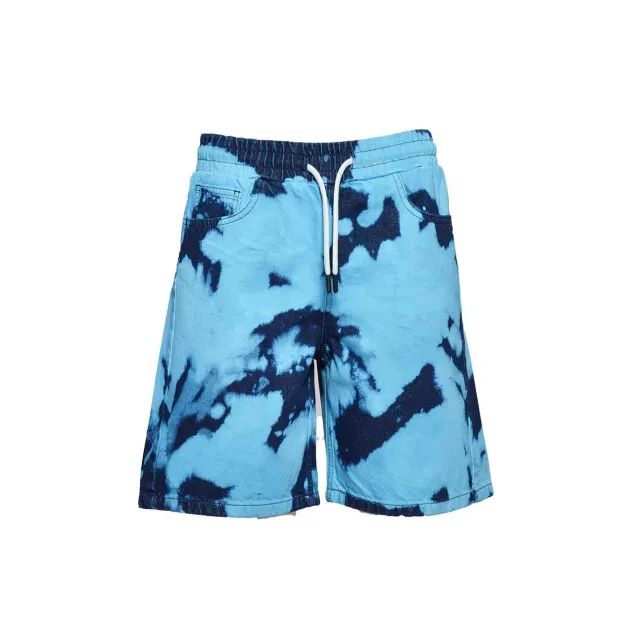 MSGM Junior S4MSJBBE235 bermuda denim blu overdyed