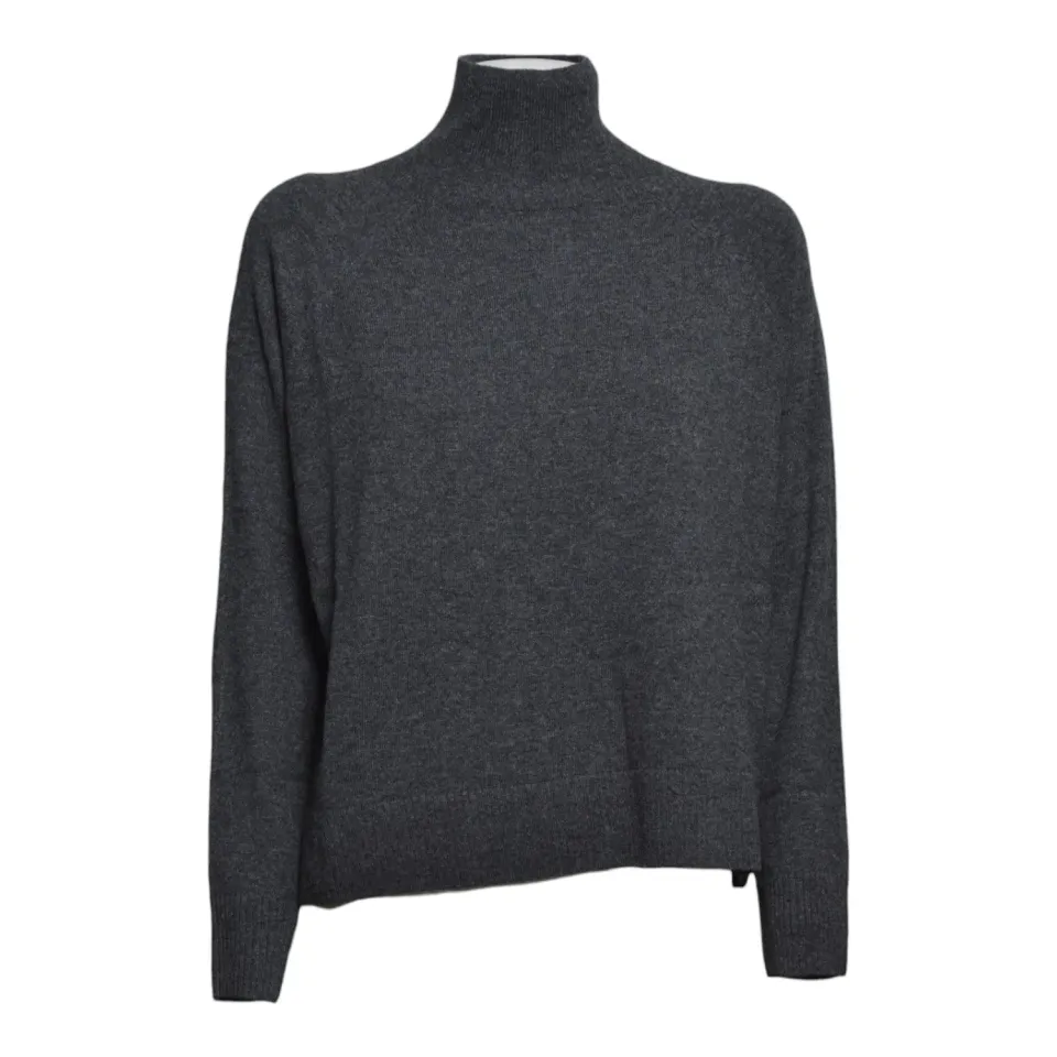 MaxMara Weekend Zarina cardigan dolcevita antracite lana