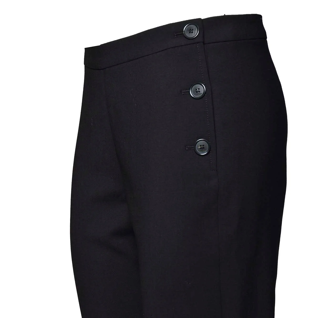 Courrèges Oblique pantalone lana nero donna