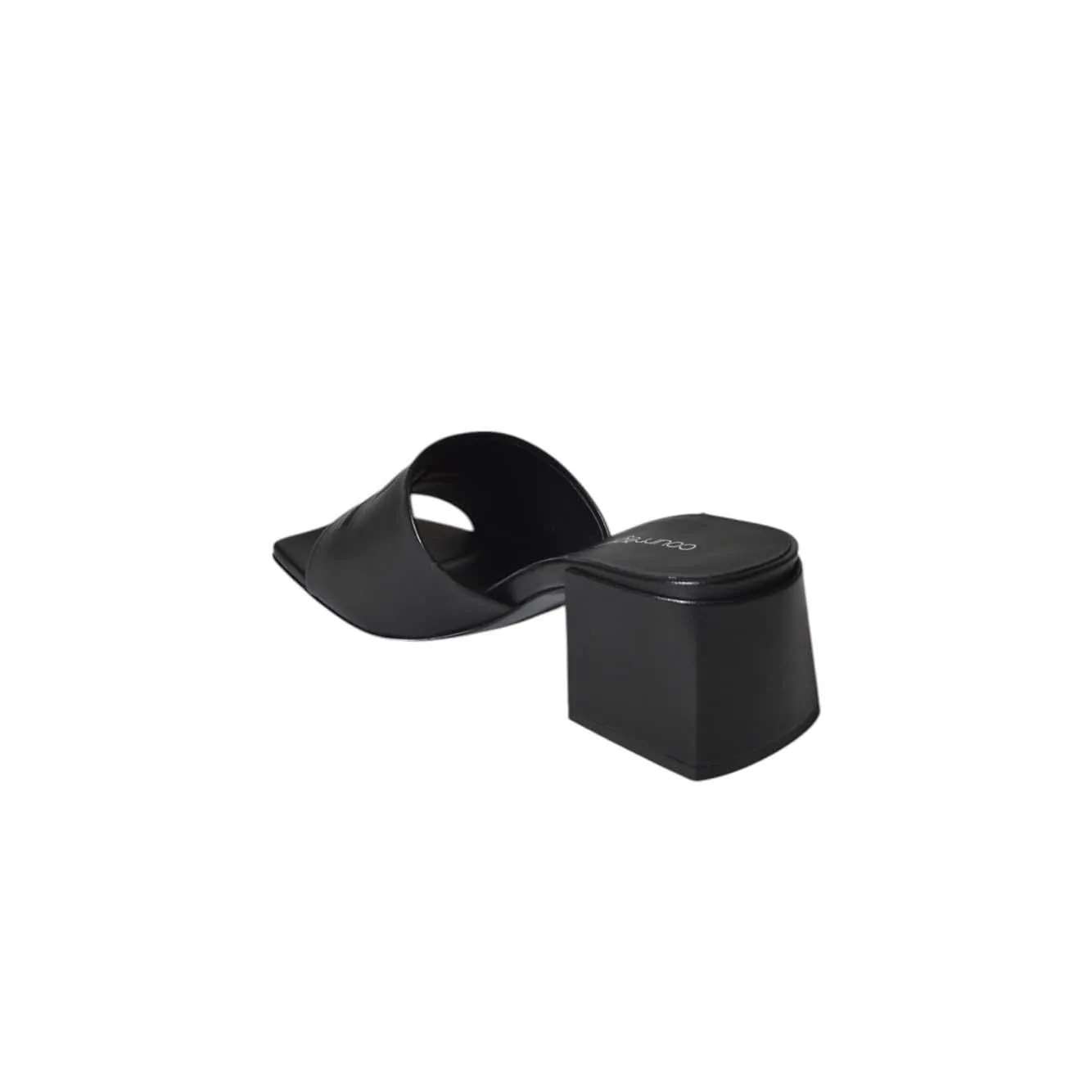 Courrèges Shadow 125SSD027AG0030 mules nere pelle