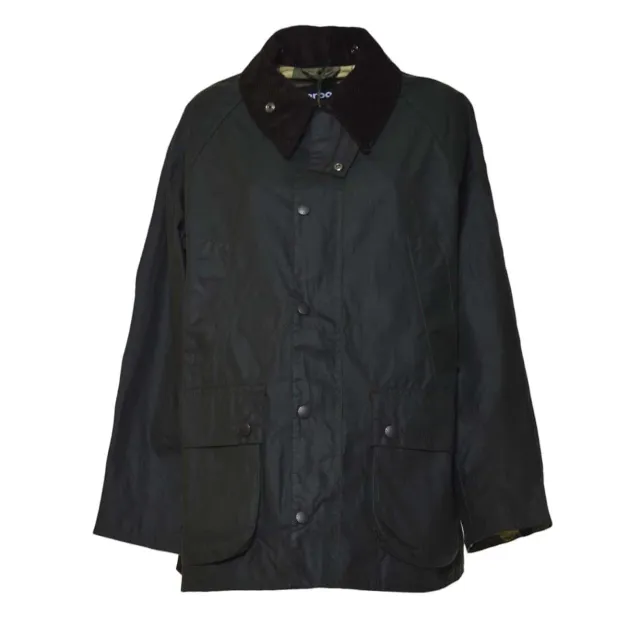Barbour Bedale 252MWX1679MWX giacca cerata nera taglia 40