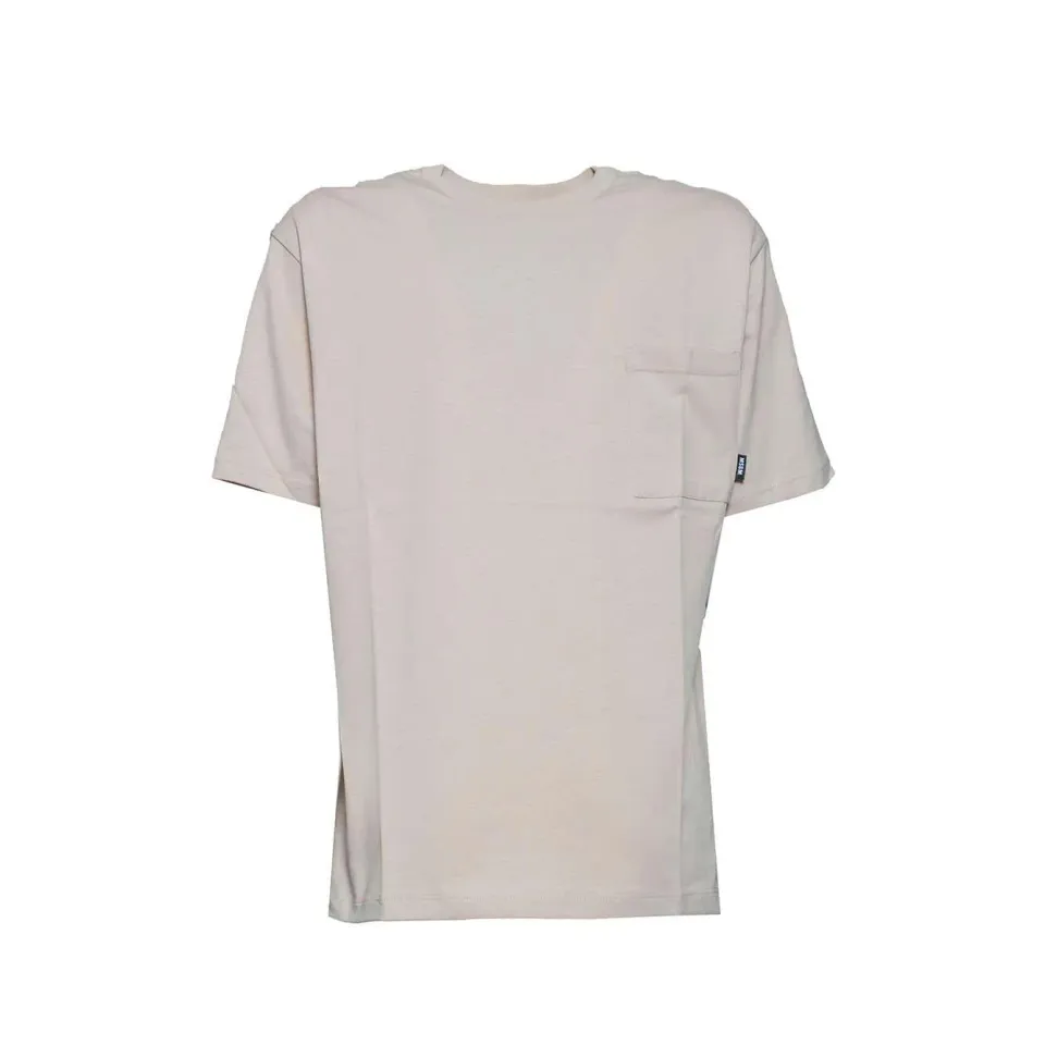 MSGM Junior S4MSJBTH204 t-shirt beige cotone