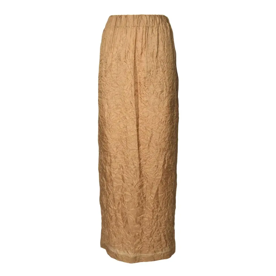 Max Mara 2511101293600 gonna cammello lana lunga
