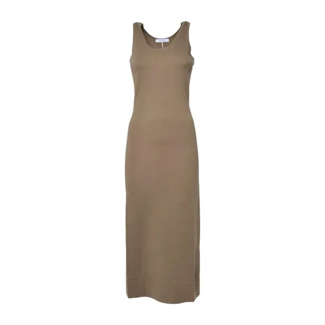 Max Mara Aceri 2521326031600 vestito lana nocciola XS