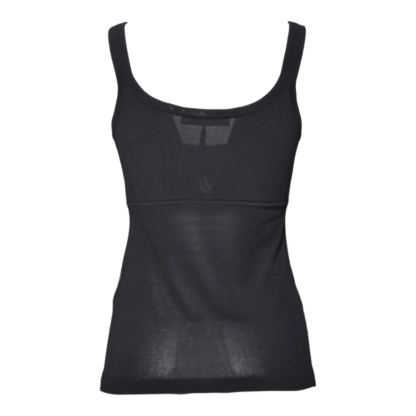 Max Mara Biada 2611361443600 canotta nero viscosa